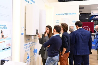Midea KWHA представила энергоэффективные водонагреватели серии Salute класса А на MCE 2024 в Милане