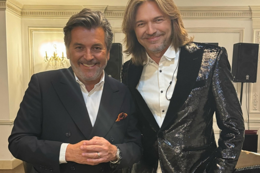 Дмитрий Маликов снялся на фото с Томасом Андерсом и пошутил о своем возрасте