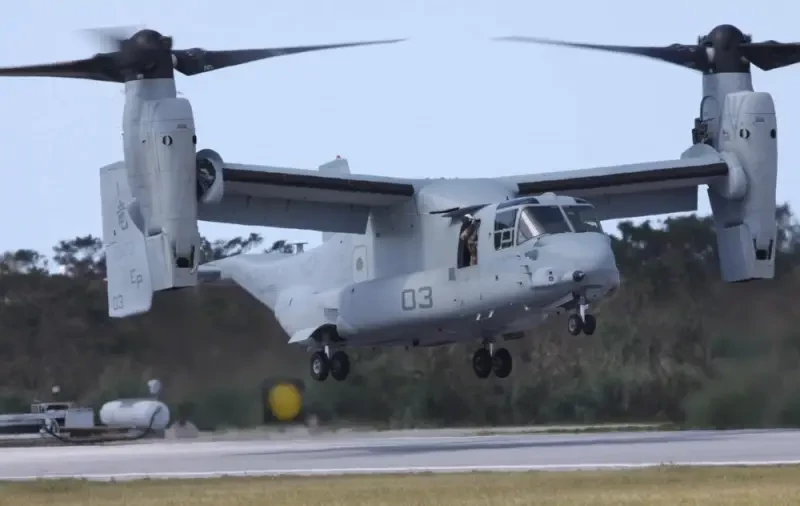 Американским конвертопланам Osprey снова запретили полёты после очередного инцидента