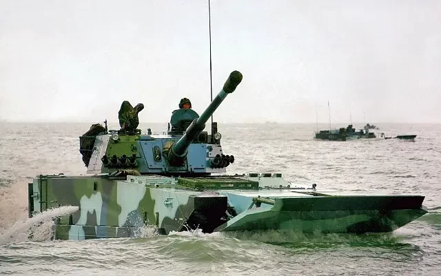 Артиллерия китайской морской пехоты