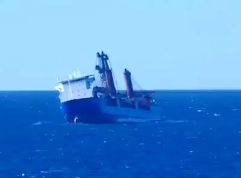 Российский сухогруз затонул в Средиземном море в результате взрыва