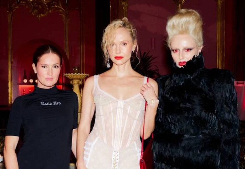 Ольга Карпуть, Катя IOWA, Юлия Коваль, Рената Пиотровски на "готическом" дне рождения Виктории Салават
