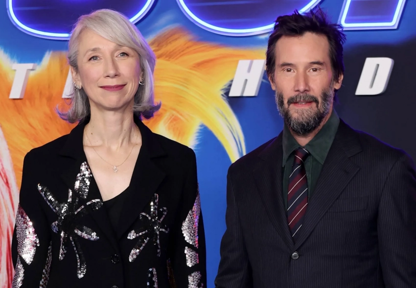 Киану Ривз впервые за долгое время вышел в свет вместе со своей возлюбленной Александрой Грант