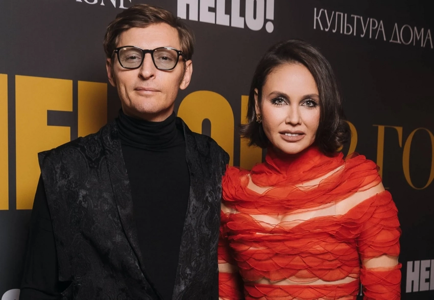 Олег Меньшиков, Яна Рудковская, Филипп Киркоров, Агата Муцениеце, Павел Воля и Ляйсан Утяшева на премии HELLO!