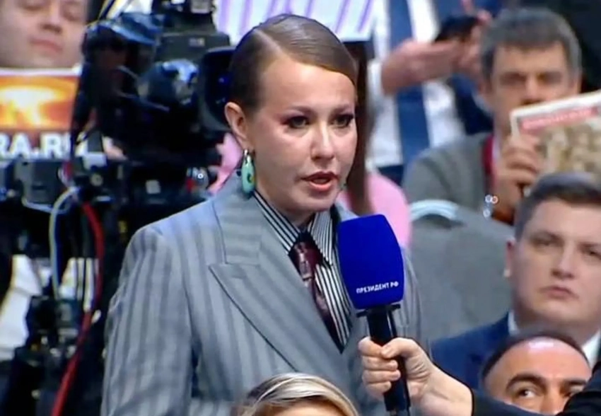 Ксения Собчак задала вопрос Владимиру Путину на прямой линии