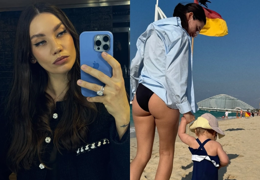 Карина Истомина и Фёдор Смолов отдыхают с дочерью в Дубае