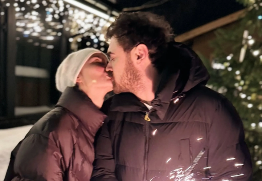 Агата Муцениеце отметила Новый год с новым бойфрендом Петром Дрангой (пока сын праздновал с Прилучным)