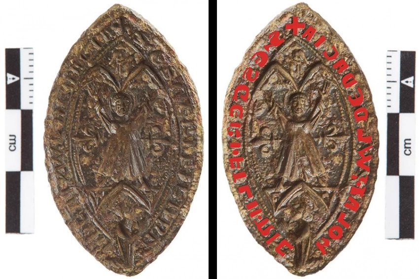 Редкая печать архиепископа XIV века найдена в Западной Ютландии