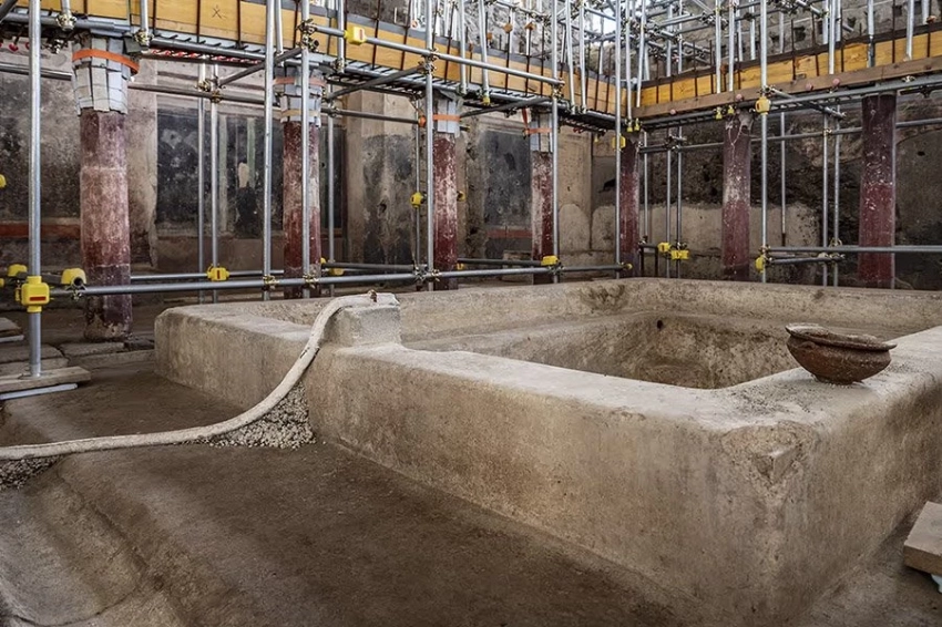 В Помпеях обнаружен частный спа-центр для привлечения богатых гостей