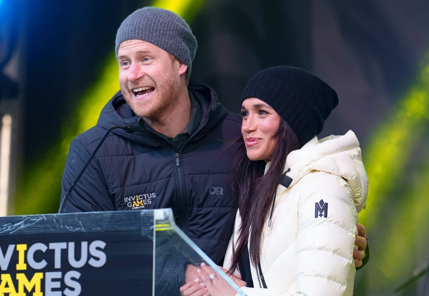 Меган Маркл и принц Гарри посетили церемонию открытия "Игр непобеждённых"