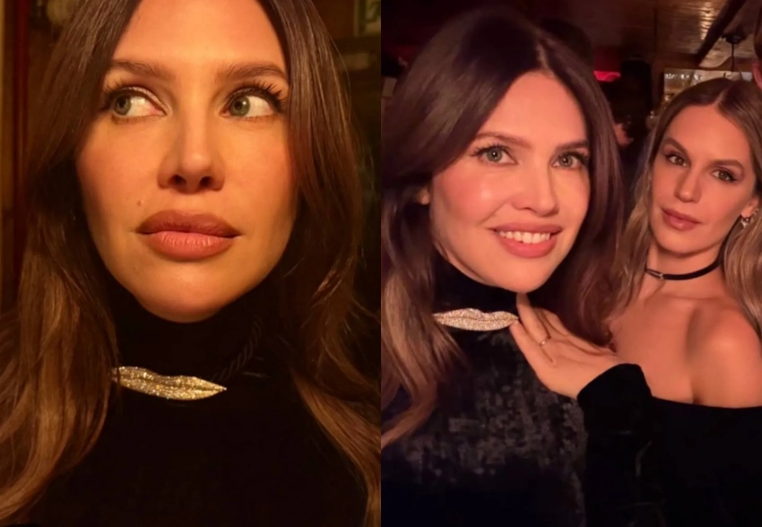 Даша Жукова вместе с сестрой мужа посетила вечер ювелирного бренда в Швейцарии