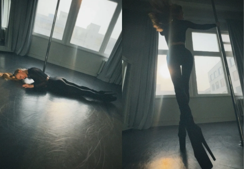 Светлана Ходченкова показала фигуру на новых фото у пилона