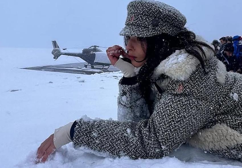 Дева Кассель показала, как провела время в Куршевеле