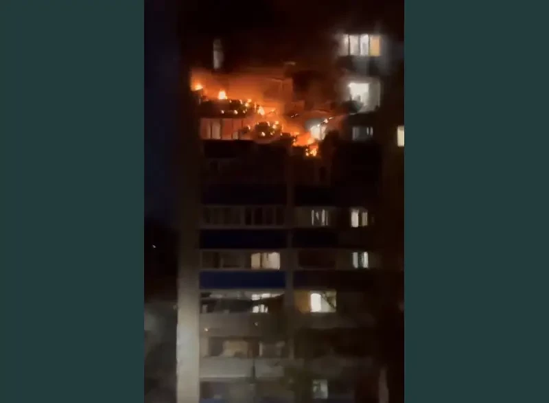 Враг осуществил массированную атаку Курска с использованием дронов