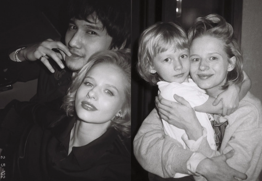 Александра Бортич опубликовала фотографии со своим новым бойфрендом и сыном