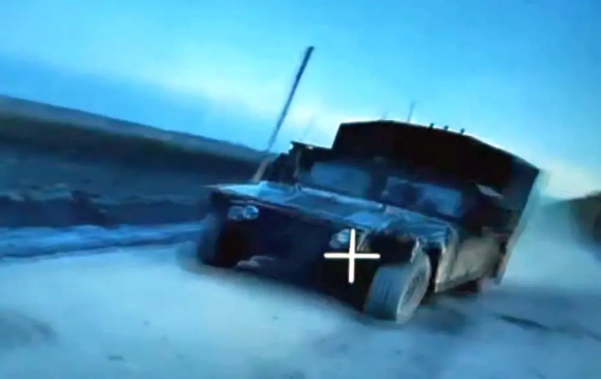 Показаны очередные кадры уничтожения беспилотниками техники ВСУ на дороге Суджа-Юнаковка в сумском приграничье