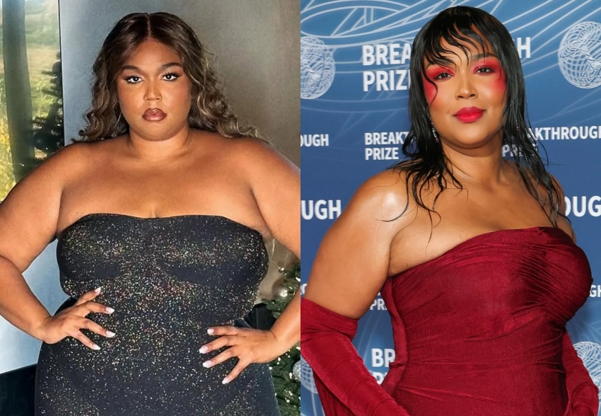 Похудевшая певица Лиззо, которую подозревают в употреблении "Оземпика", вышла в свет в облегающем платье