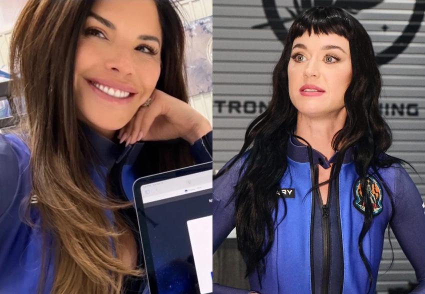 Лорен Санчес и Кэти Перри показали, как готовятся к полёту в космос