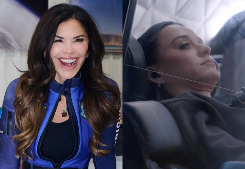 Лорен Санчес и Кэти Перри слетали в космос