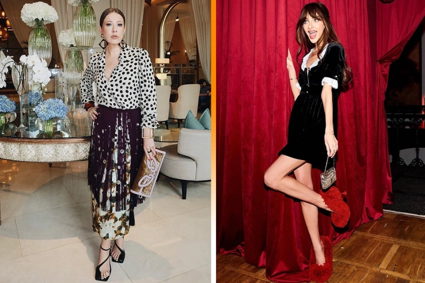 Звезды, которые выбирают странную обувь: Собчак в босоножках «пальцы наружу», Варнава в гигантских меховых туфлях, а Брухунова в любимых tabi с раздвоенным носом