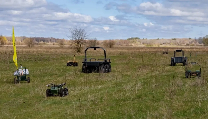 На Украине заявили о проведении испытания 70 различных наземных роботизированных комплексов