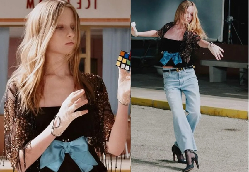 Сын Наоми Уоттс в топе и на каблуках снялся для рекламы Valentino