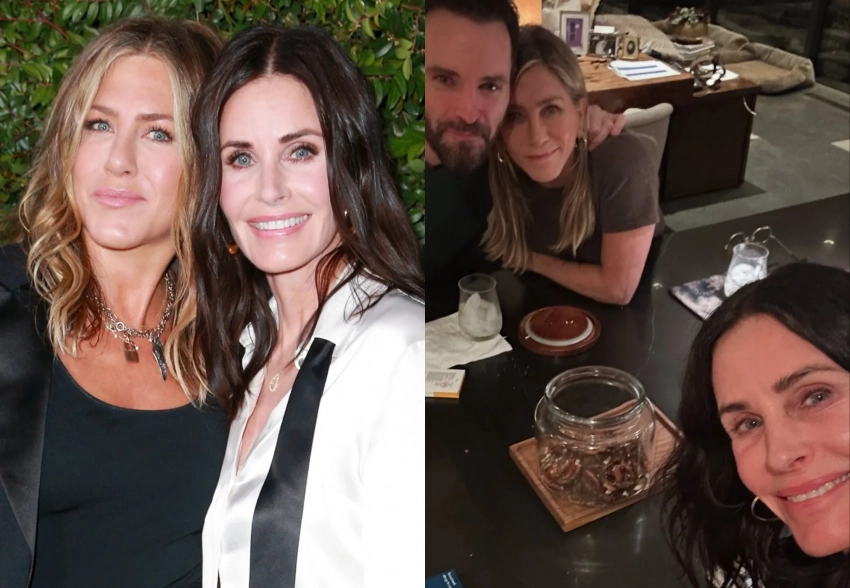 Дженнифер Энистон и Кортни Кокс сходили на ужин