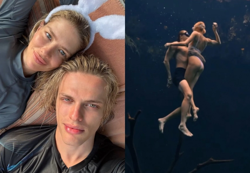 Елена Перминова показала видео с Тарасом Романовым из Мексики