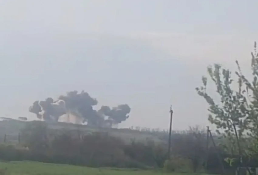 Опубликованы кадры поражения ФАБами с УМПК мест размещения боевиков ВСУ в Днепропетровской области