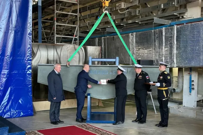 На Средне-Невском ССЗ заложили четырнадцатый корабль противоминной обороны проекта 12700 «Александрит»
