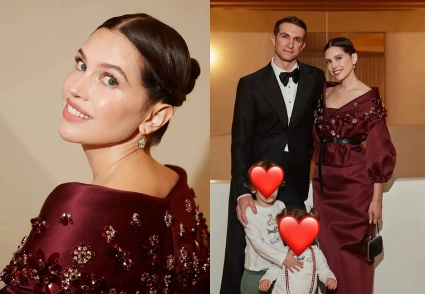 Даша Жукова показала фото с мужем и детьми после Met Gala