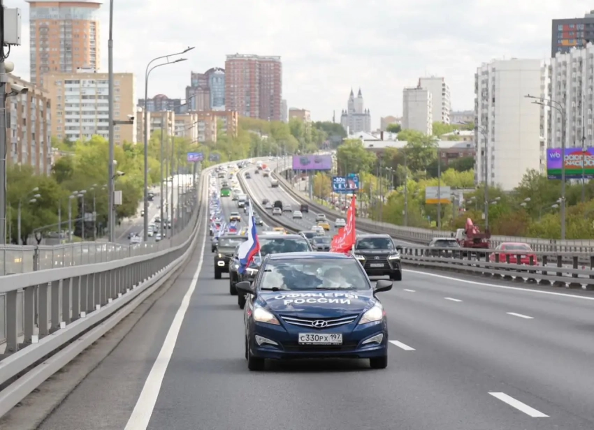 «Офицеры России» провели автопробег, приуроченный к 80-й годовщине Победы в Великой Отечественной войне