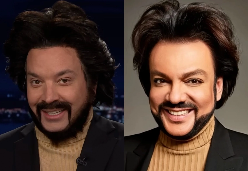 "Болгаро-русская поп-икона". Американский ведущий Джимми Фэллон примерил образ Филиппа Киркорова