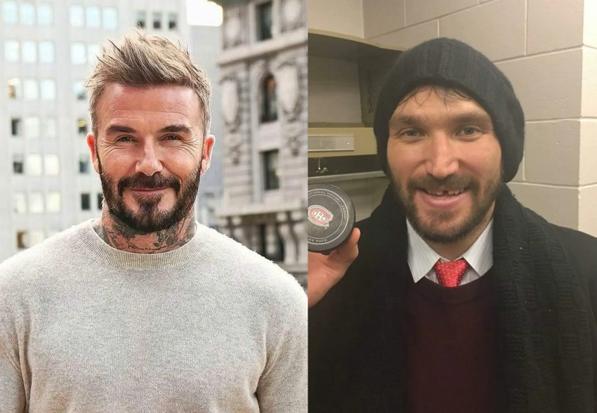 Дэвид Бекхэм подарил Александру Овечкину бутсы с автографом по случаю его исторического рекорда