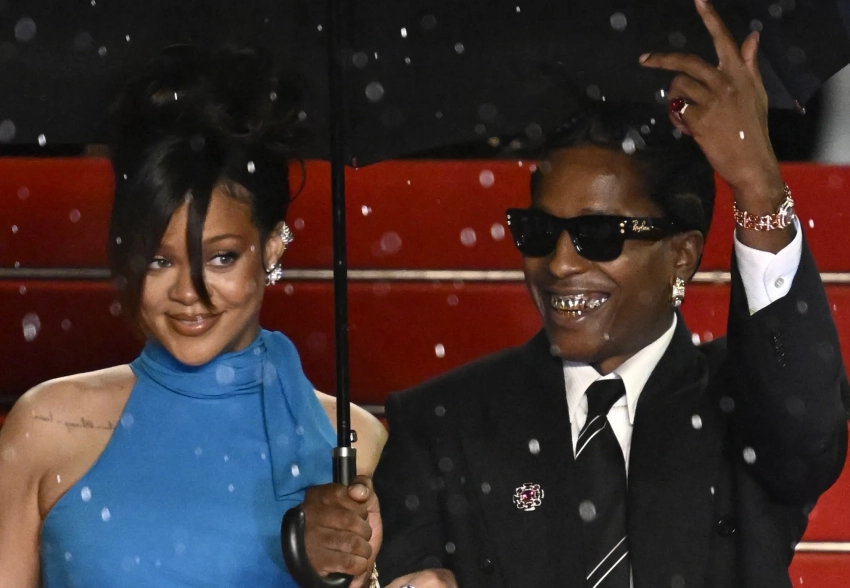 Рианна и A$AP Rocky посетили премьеру фильма "Рай и ад" в Каннах