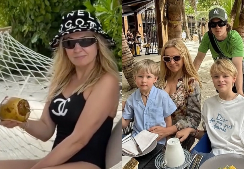 "Глазами мужа". Яна Рудковская опубликовала новые фото из отпуска на Мальдивах с семьёй