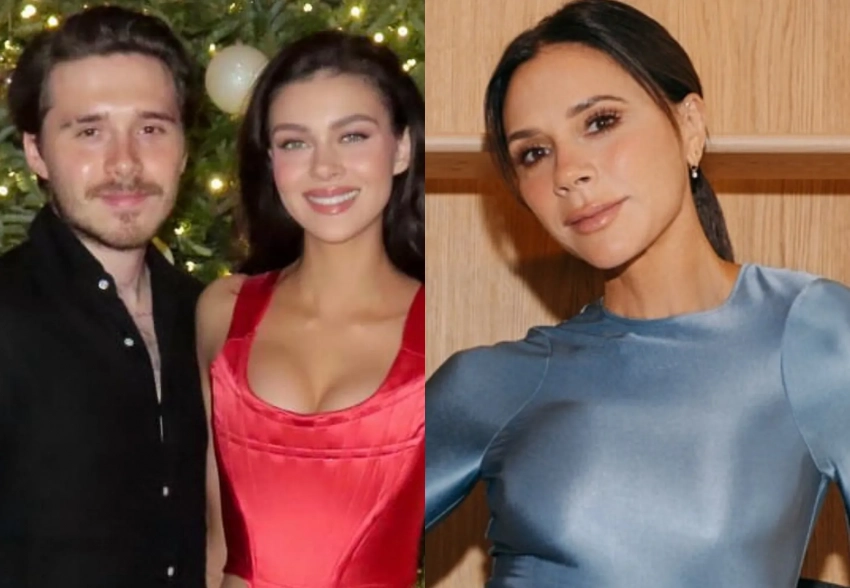 Виктория Бекхэм "испортила" свадебный танец своего сына Бруклина и Николы Пельтц