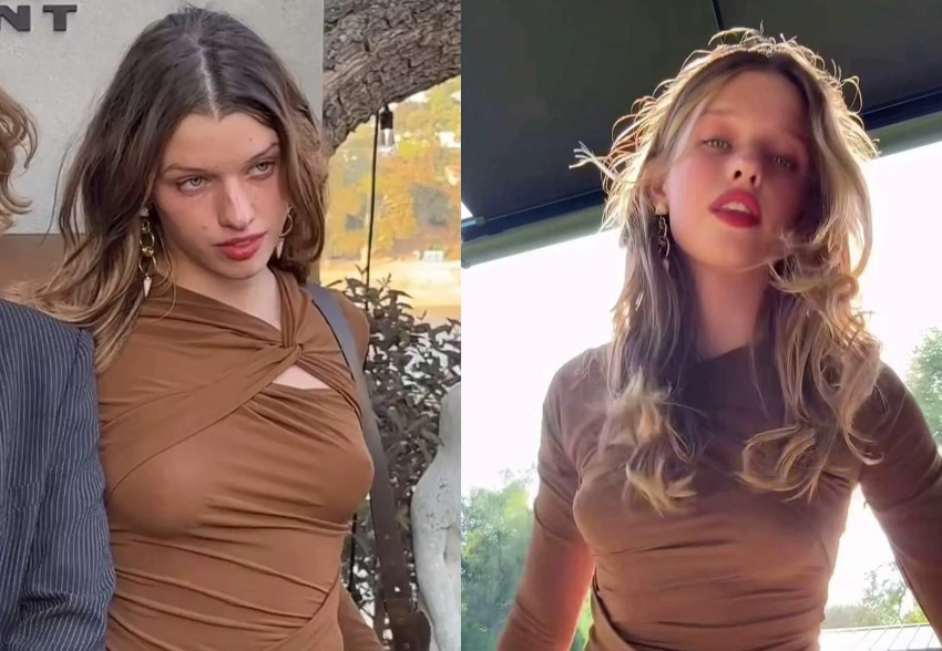 17-летнюю дочь Миллы Йовович раскритиковали за выход в свет в облегающем платье и без бюстгальтера