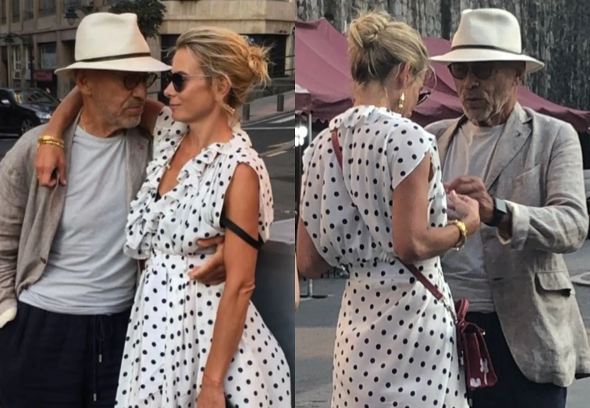 "Платья в горошек — forever". Юлия Высоцкая опубликовала новые фото с Андреем Кончаловским