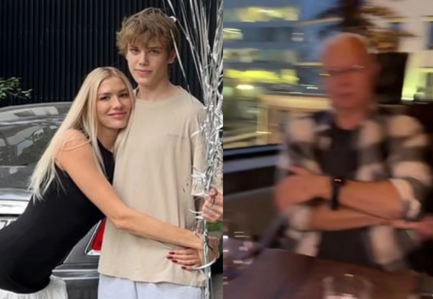 Елена Перминова и Александр Лебедев встретились на дне рождения сына