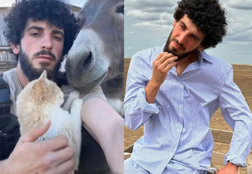 "Следила за родами его кошки, как за сериалом". "Тот самый" фермер из соцсетей Тимур Далгатов снялся в кампейне Ushatava