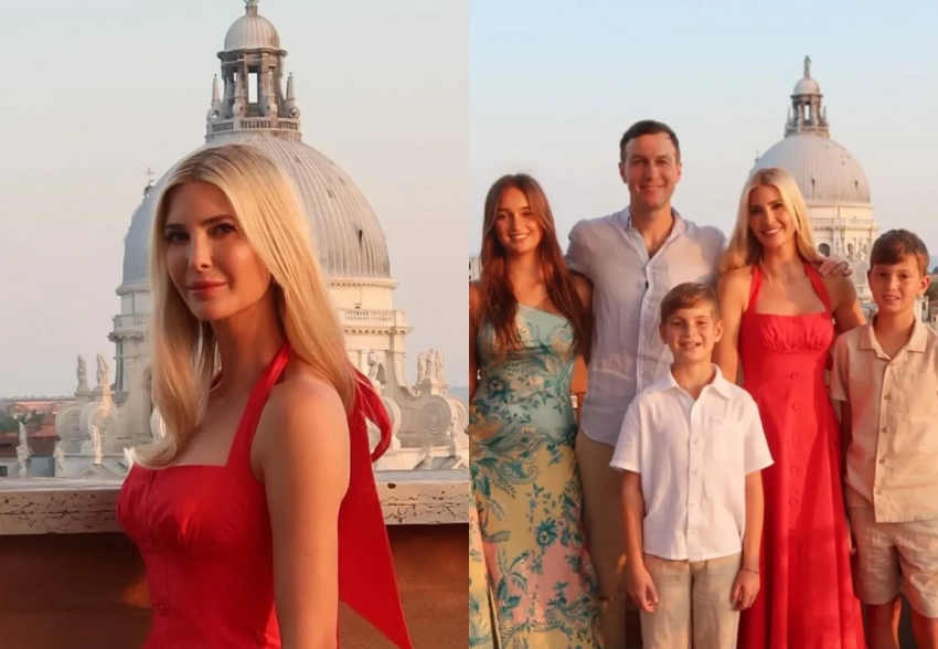 Иванка Трамп прилетела с семьёй на свадьбу Джеффа Безоса и Лорен Санчес в Венеции