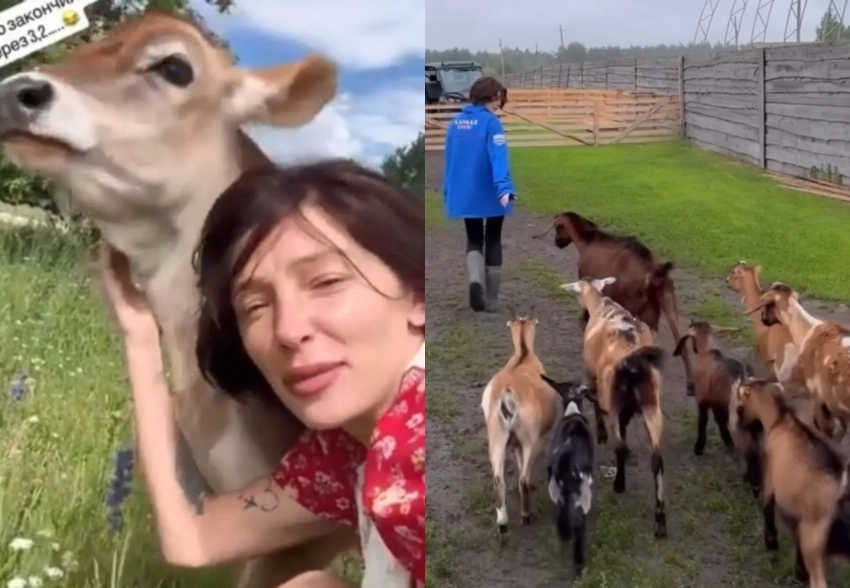 "Главное — найти вторую тварь". Настя Ивлеева пошутила о своей новой фермерской жизни
