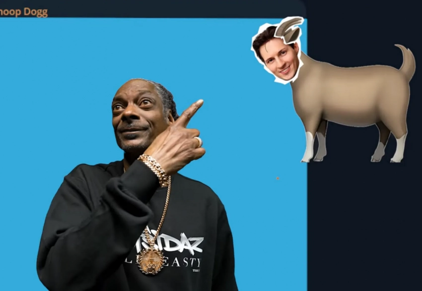 Снуп Догг выпустил клип про Telegram, в котором появляется изображение Павла Дурова с телом козла
