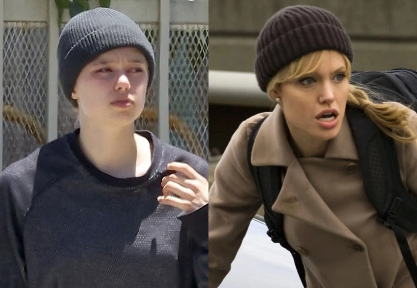 Дочь Анджелины Джоли и Брэда Питта вышла за кофе, а её сравнили с матерью