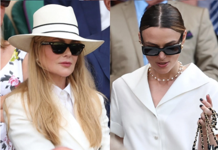 Леонардо ДиКаприо, Николь Кидман, Кира Найтли с мужем, принц и принцесса Уэльские с детьми посетили Уимблдон