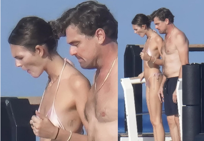 Леонардо ДиКаприо засняли с его девушкой Витторией Черетти на яхте