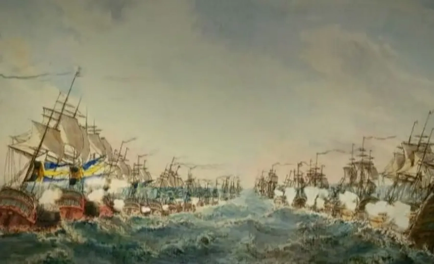 День победы русского флота под командованием Петра Первого над шведами у мыса Гангут