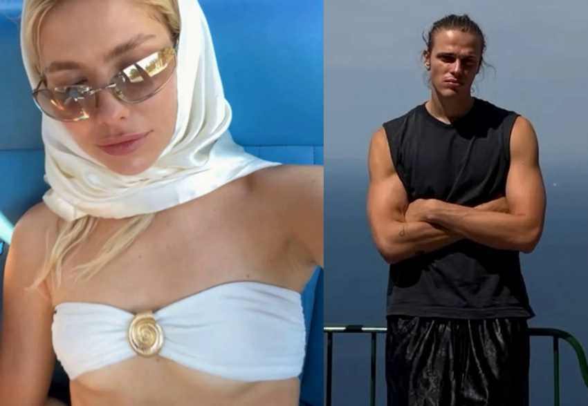 Елена Перминова отдыхает на Капри вместе со своим бойфрендом Тарасом Романовым