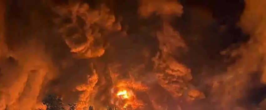 Порядка 30 «Гераней» уничтожили крупную нефтебазу в Измаиле